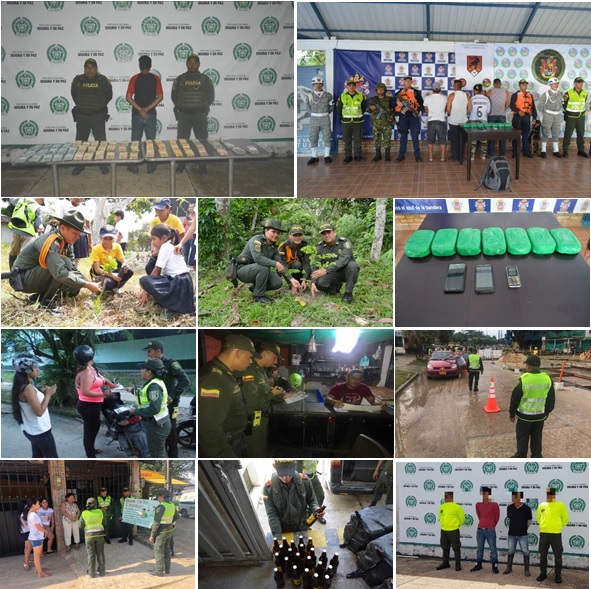 Resumen semanal de noticia en Leticia Fotos de la policia terminada la semana