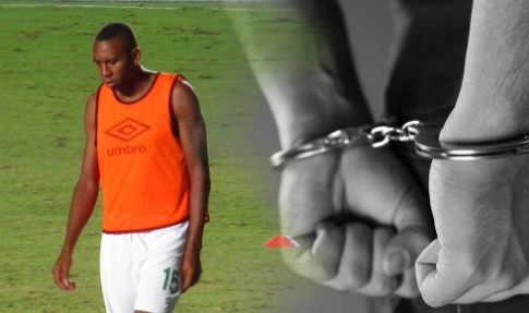 El exfutbolista del Once Caldas que fue capturado en Jamundi Foto de futbolista en montaje