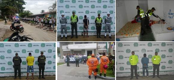 Resumen semanal de noticias Acciones policiales terminada la semana pasada
