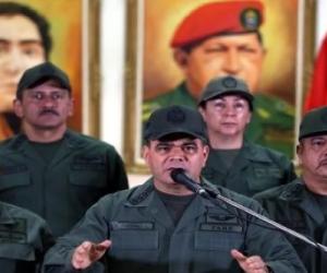 Autoridades venezolanas informaron de capturas Militares venezolanos en una rueda de prensa
