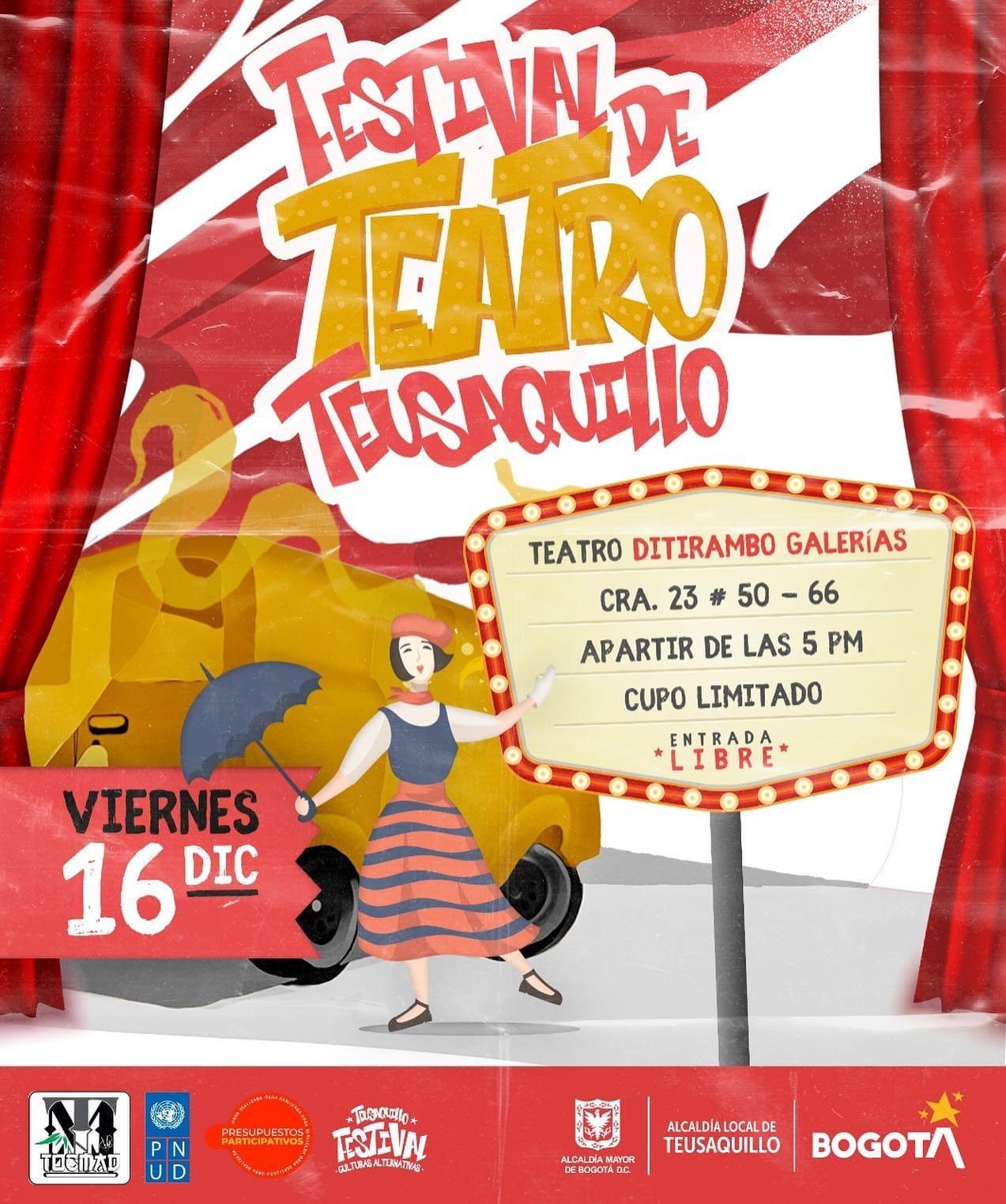 Festival de teatro de Teusaquillo!