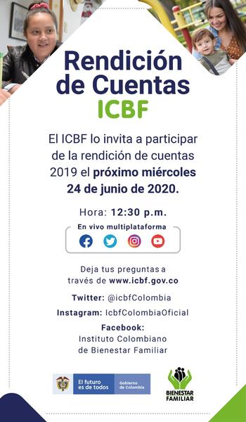 Rendición de Cuentas ICBF - Transmisión
