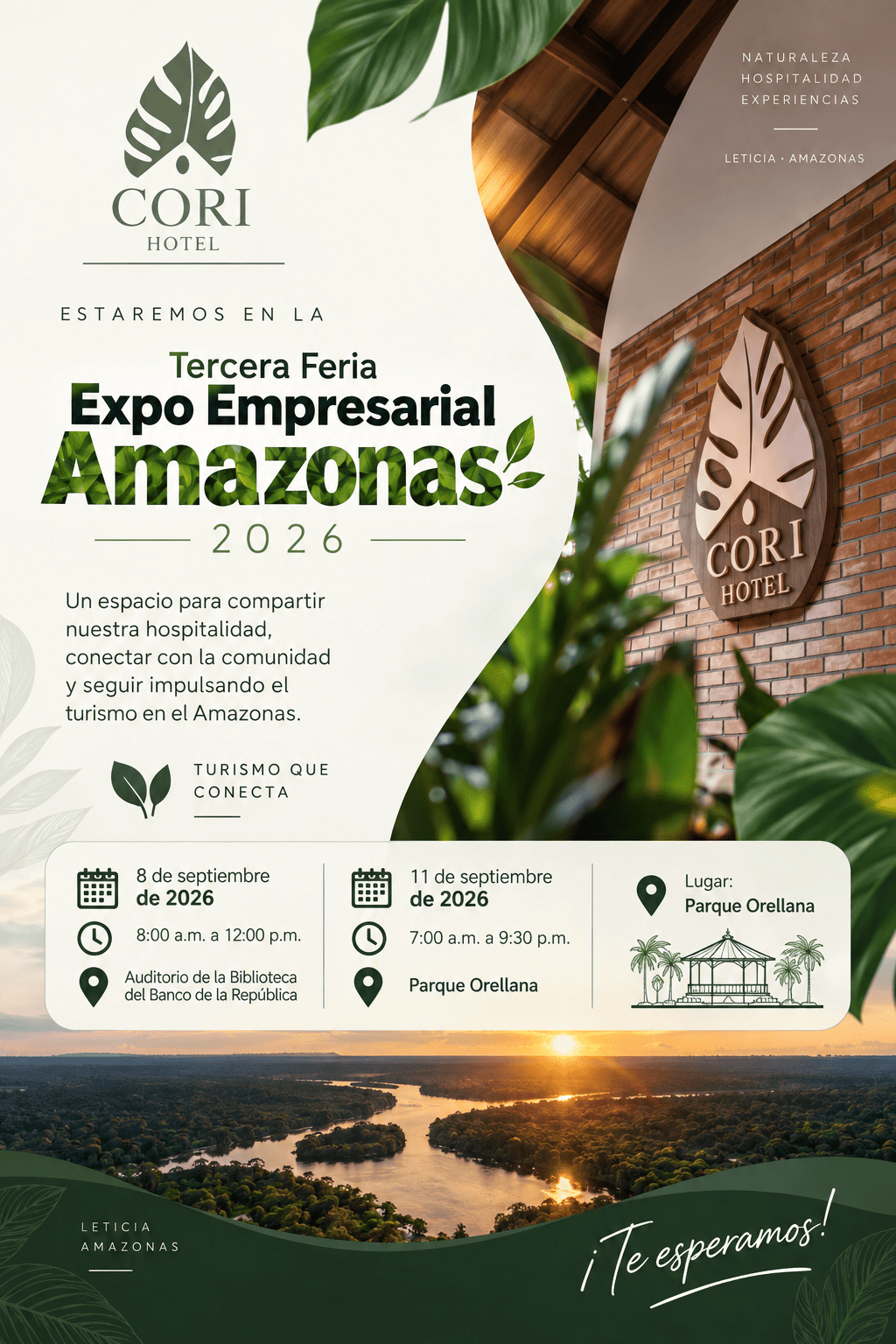 Hotel CORI en la Expo Empresarial Amazonas 2026 Hotel CORI en la Expo Empresarial Amazonas 2026