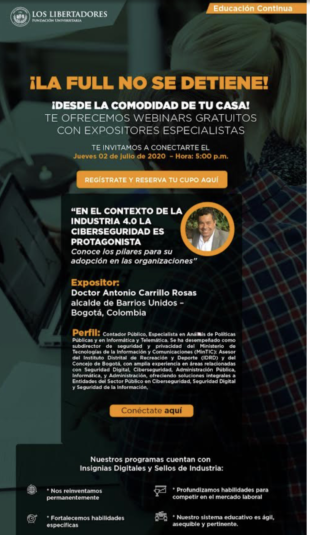 Webinar gratuito "En el contexto de la industria 4.0 la ciberseguridad es protagonista" Webinar gratuito "En el contexto de la industria 4.0 la ciberseguridad es protagonista"