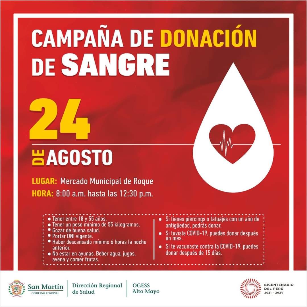 Jornadas de donacion de sangre