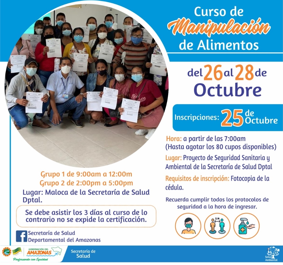 Curso de manipulación de alimentos Curso de manipulación de alimentos