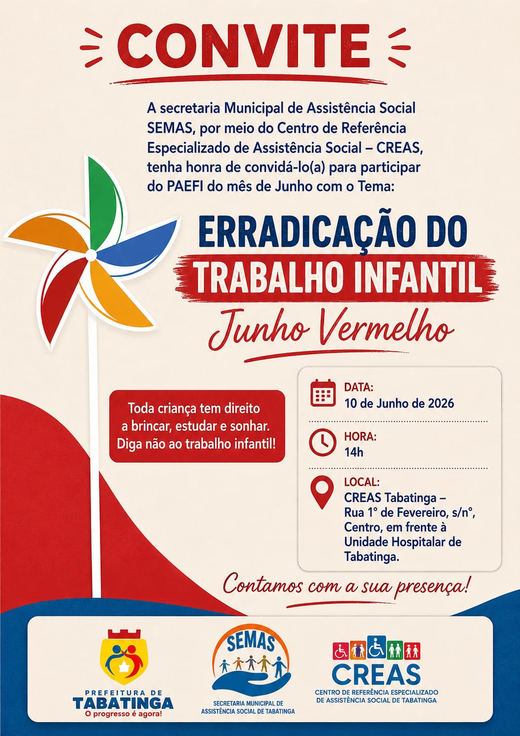 PAEFI do mês de Junho