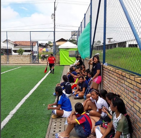 Bandas en las calles de Leticia 