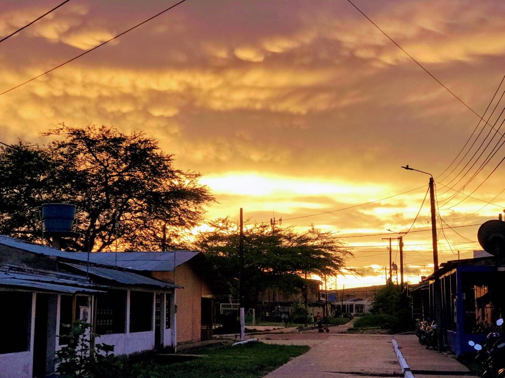 Foto del Atardecer en el Amazonas