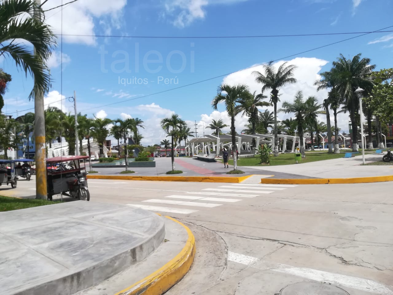 Calles de iquitos en una tarde soleada