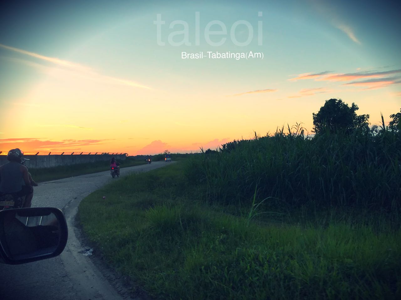 Rua principal de tabatinga