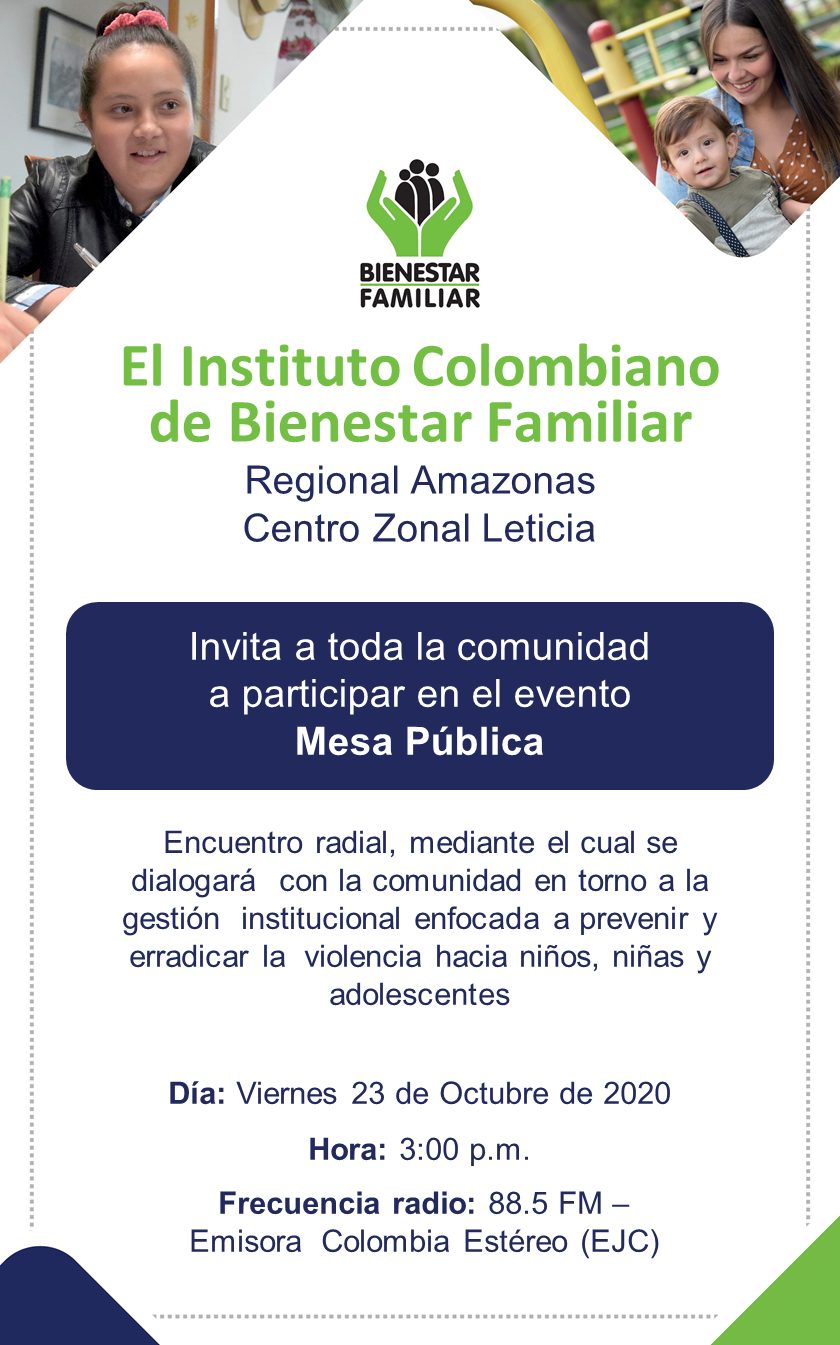 MESA PÚBLICA - CENTRO ZONAL LETICIA image for MESA PÚBLICA - CENTRO ZONAL LETICIA