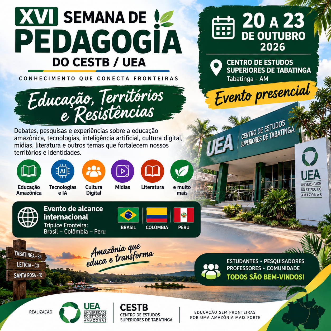 XVI Semana de Pedagogia do CESTB/UEA. image for XVI Semana de Pedagogia do CESTB/UEA.