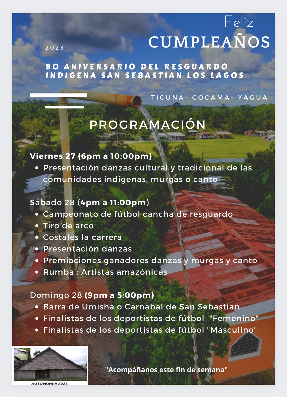 Aniversario Comunidad San Sebastián de Los Lagos image for Aniversario Comunidad San Sebastián de Los Lagos