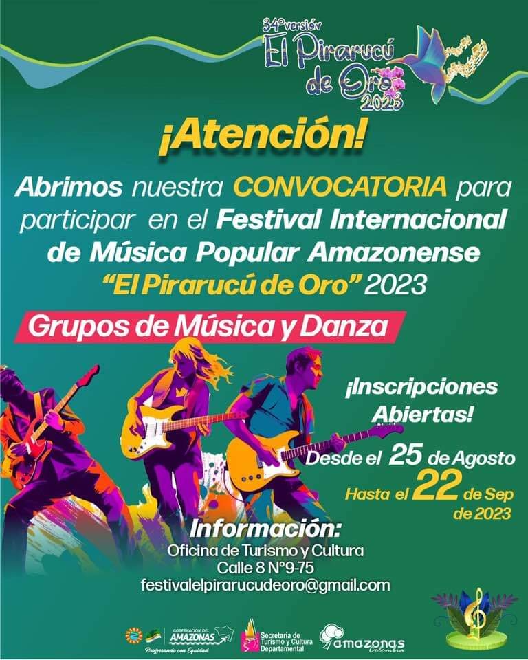 Convocatoria Festival El Pirarucú de Oro image for Convocatoria Festival El Pirarucú de Oro