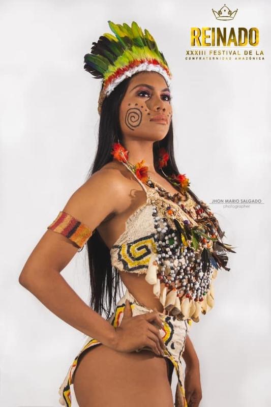 Srta Colombia / Irene Maria Silva Candidata al Reinado XXXIII Festival de la Confraternidad Amazónica 