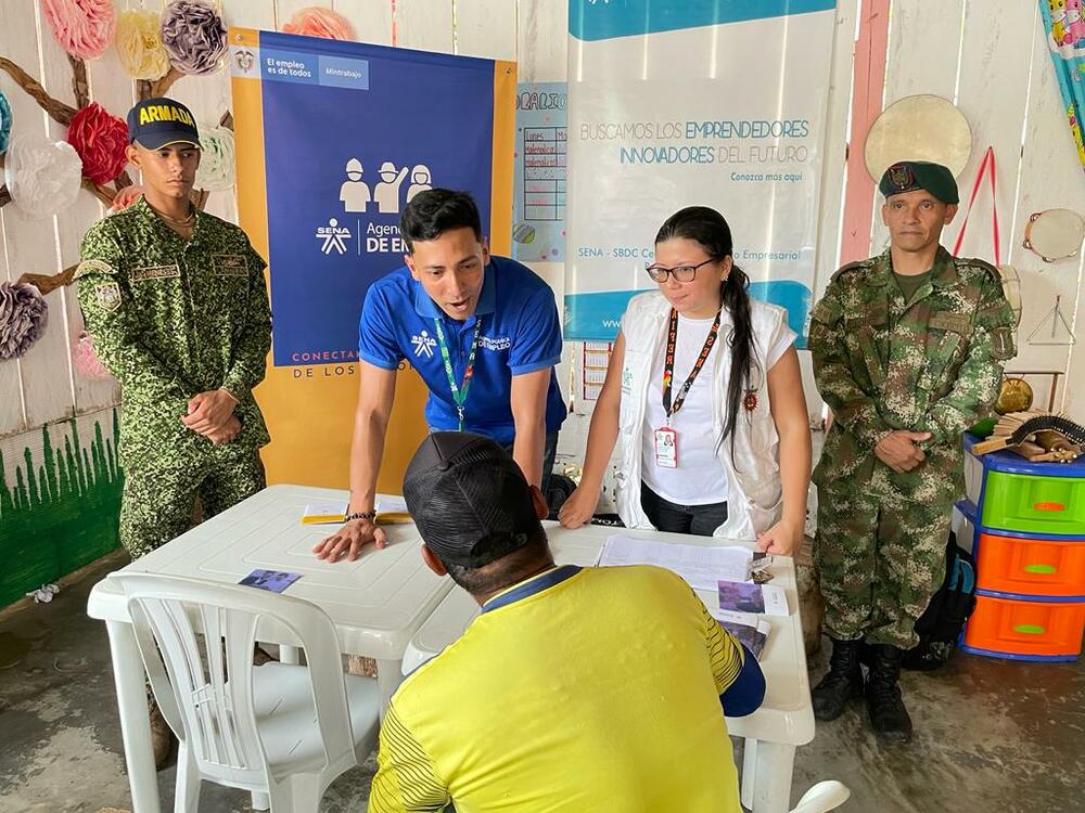 Jornada de Apoyo al Desarrollo en la vereda Cumarales