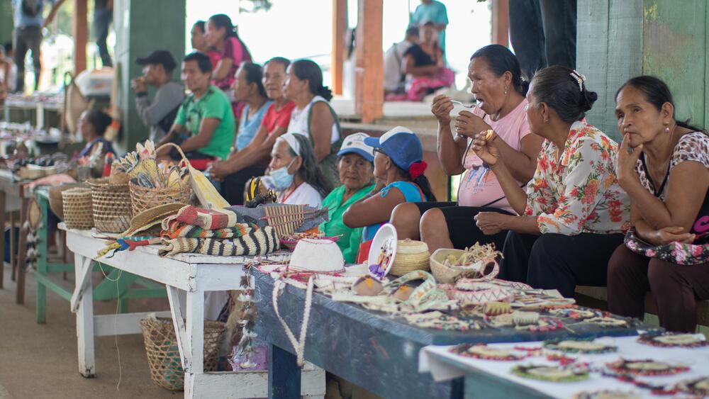 Feria de artesanos Puerto Nariño 2022 