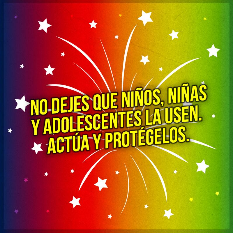 Porque la pólvora les afecta su salud física y emocional. #LaFiestaEresTúNoLaPólvora 