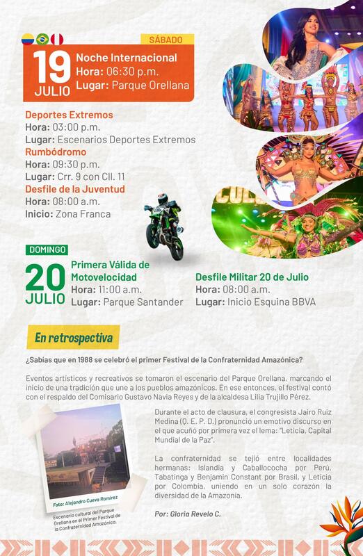 Agenda de la Confraternidad Amazónica 2025!
