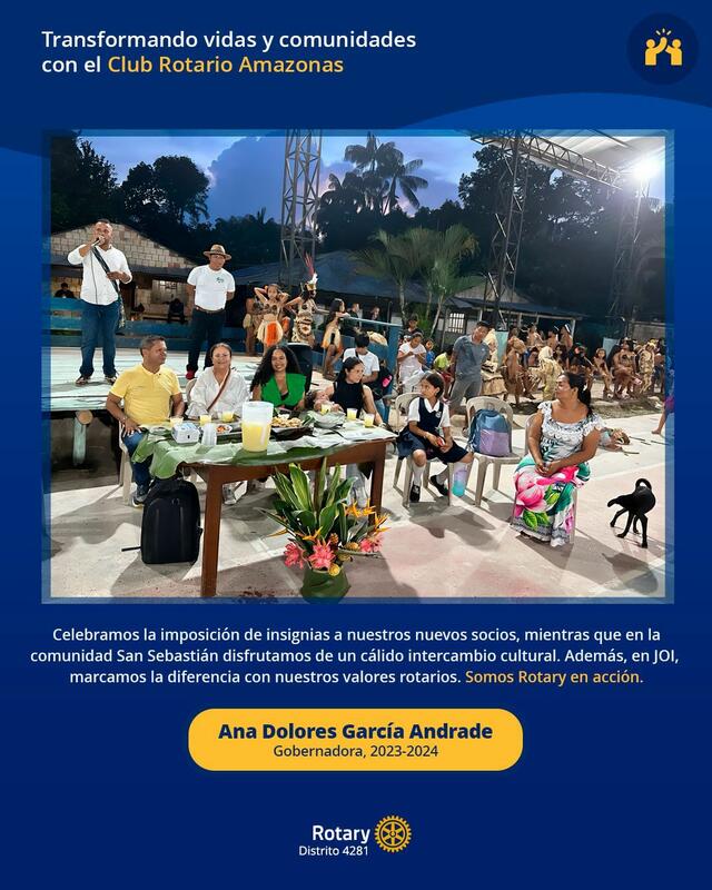 Visita de Gobernadora al Amazonas Visita de Gobernadora al Amazonas