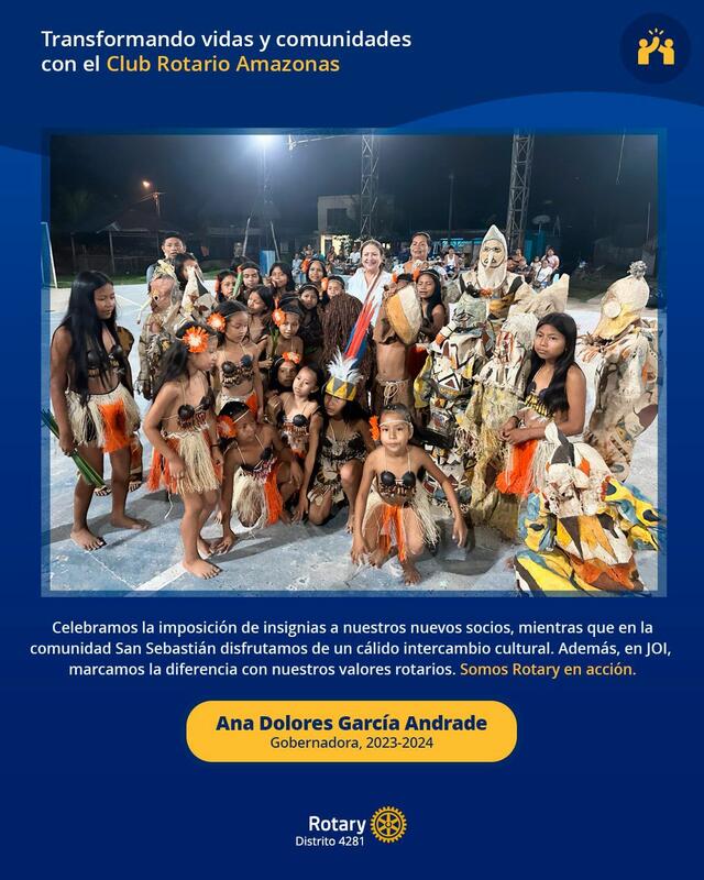 Visita de Gobernadora al Amazonas Visita de Gobernadora al Amazonas