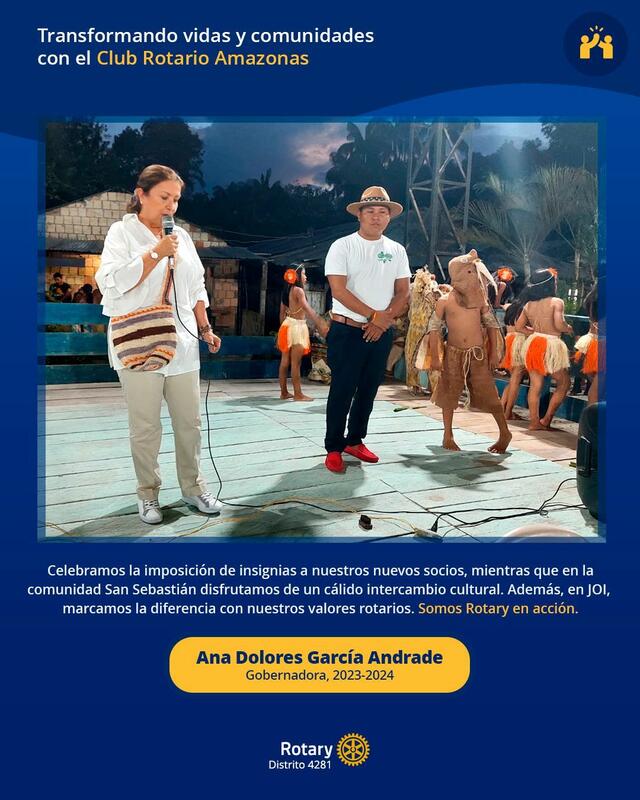 Visita de Gobernadora al Amazonas