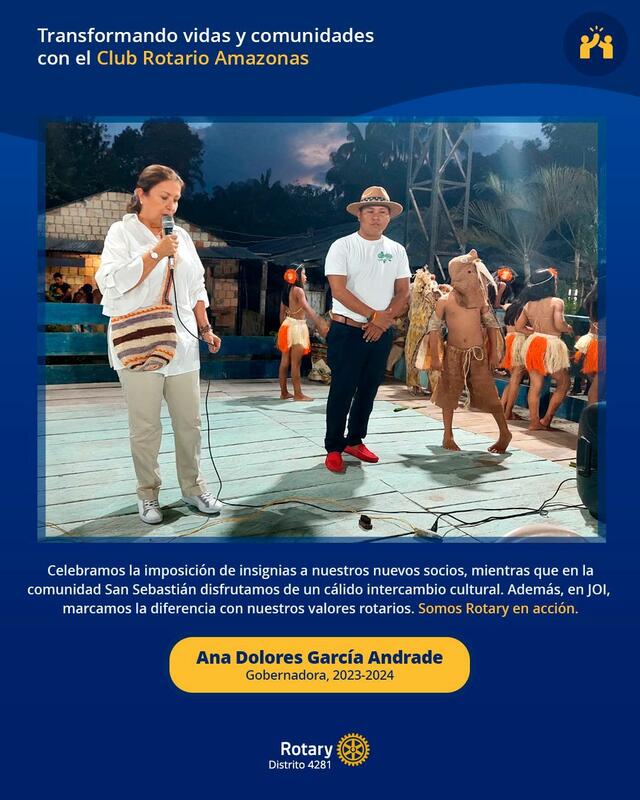 Visita de Gobernadora al Amazonas Visita de Gobernadora al Amazonas