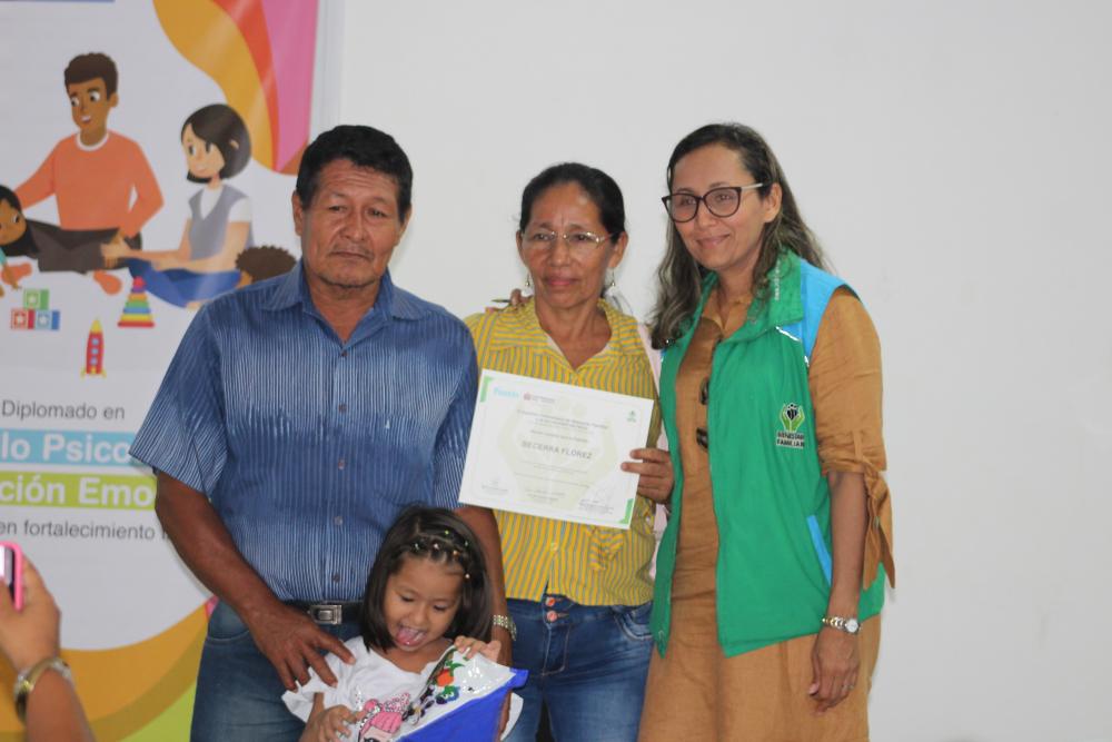 Graduación del Diplomado en Desarrollo Psicoafectivo y Educación Emocional, convenio ICBF e ICETEX