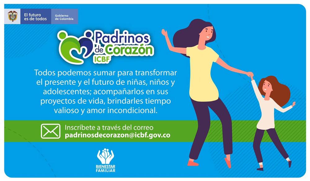 El ICBF los invita a ser #PadrinosDeCorazón