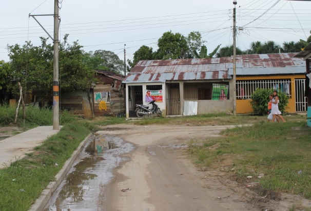 Foto: Calles del barrio Ceiba en Leticia Amazonas