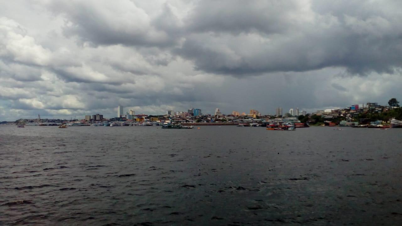 Chegando no porto de Manaus