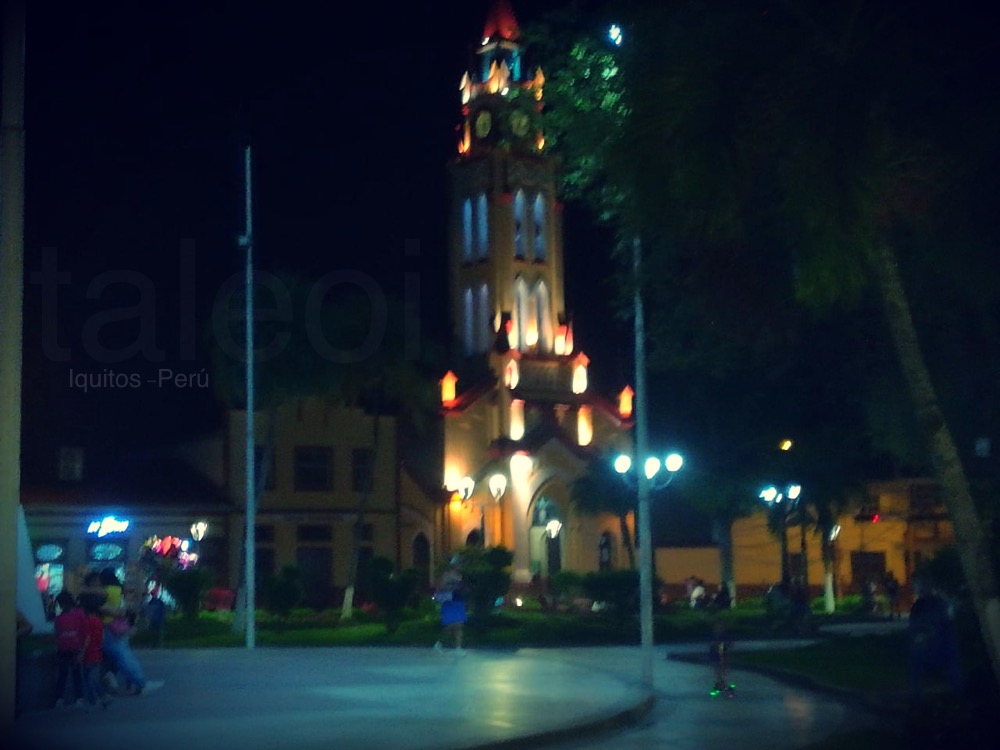 Calles de la Plaza de armas en Perú