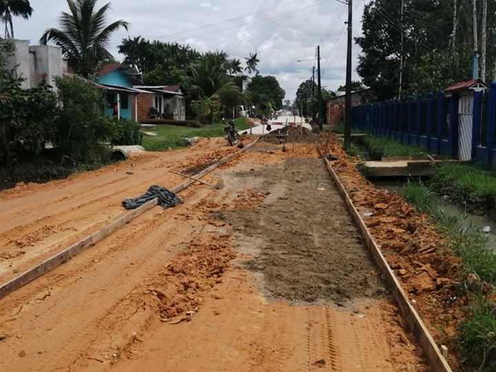 Obras continuam avançando em Tabatinga Obras continuam avançando em Tabatinga