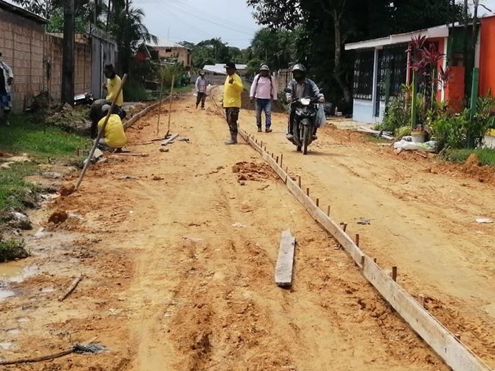 Obras continuam avançando em Tabatinga