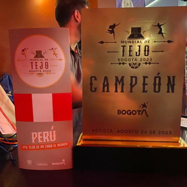 Embajada de Perú  gana Mundial de Tejo