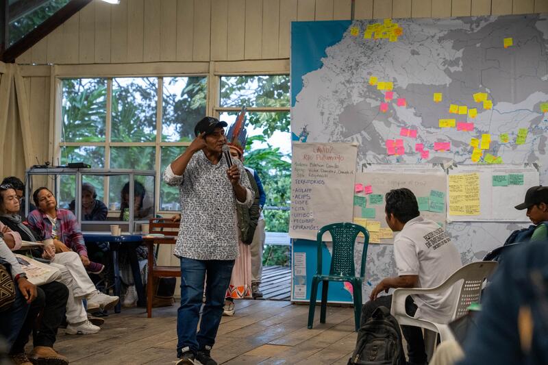 33 liderazgos indígenas y campesinos de Colombia- Brasil y Perú trazan plan urgente
