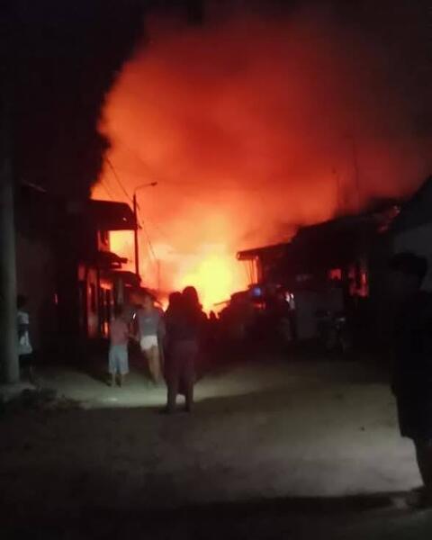 Respuesta institucional ante incendio en Belén Zona Baja