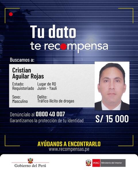 Programa de Recompensas del Mininter
