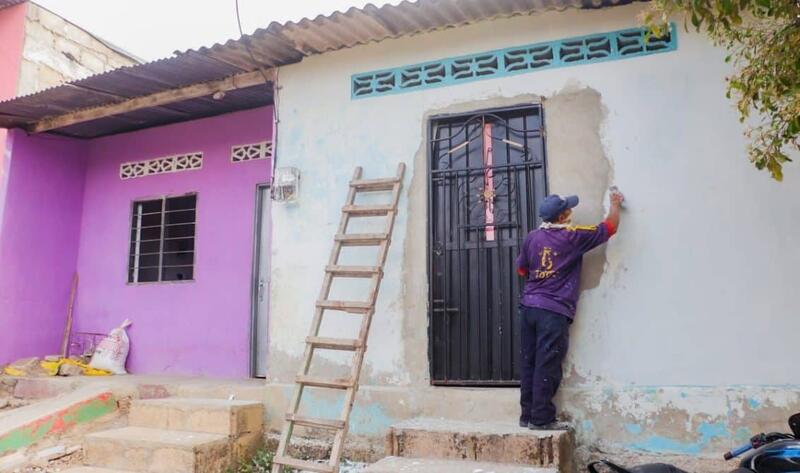 Programa de mejoramiento de vivienda llegó a poblaciones de Sincelejo