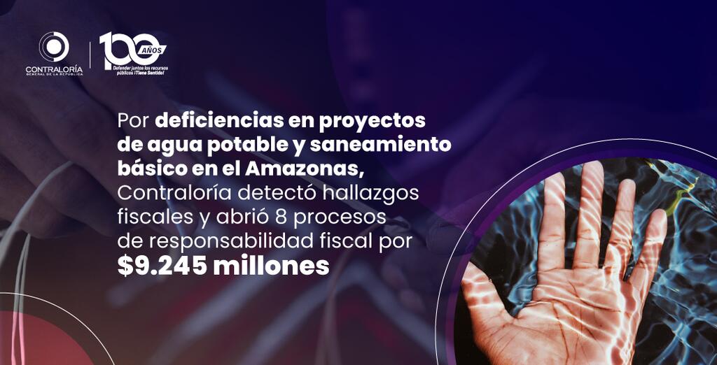 Contraloría detectó hallazgos fiscales en proyectos de agua potable y saneamiento básico image for Contraloría detectó hallazgos fiscales en proyectos de agua potable y saneamiento básico