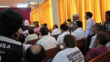Personas en una audiencia
