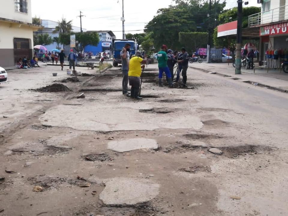 image for Operação Tapa Buraco na Rua Marechal Mallet