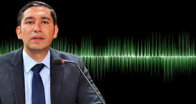 El exfiscal anticorrupcion Luis Gustavo Moreno fue condenado este miércoles Exfiscal anticorrupción Luis Gustavo Moreno en una foto montaje