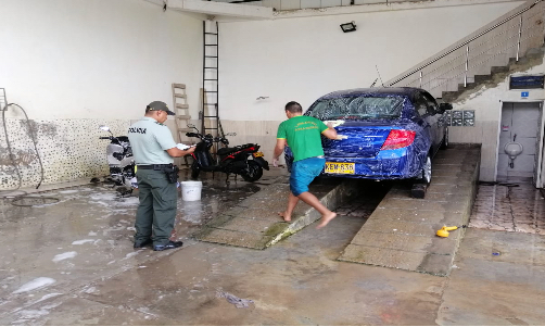 image for Realizan control a lavaderos de vehiculos en el municipio