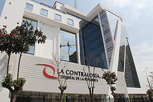 Edificio de la contraloria en Peru
