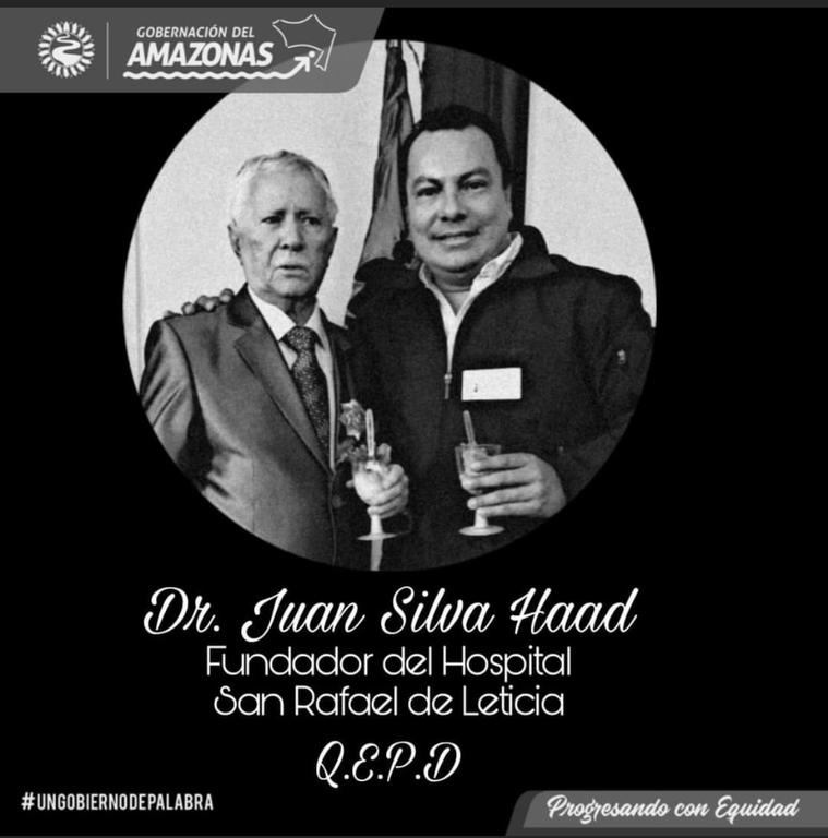 image for Gobernación lamenta falecimento del Dr Juan Silva Haad
