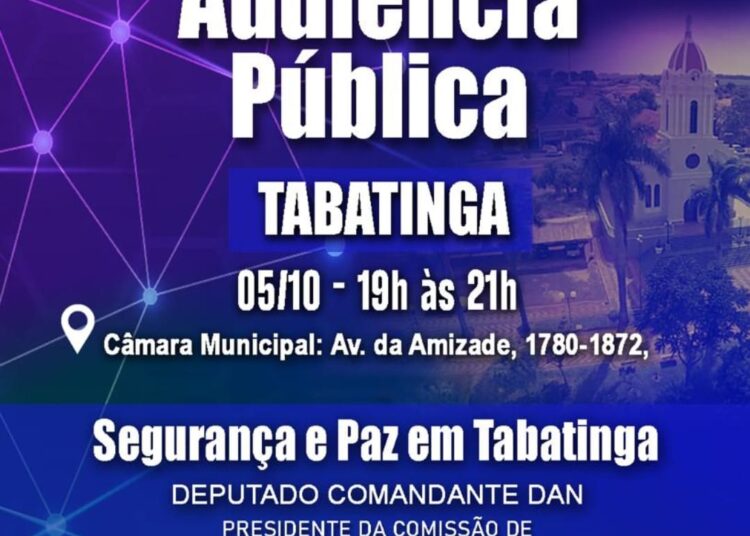 image for Audiência com o objetivo de debater aspectos da Segurança Pública 