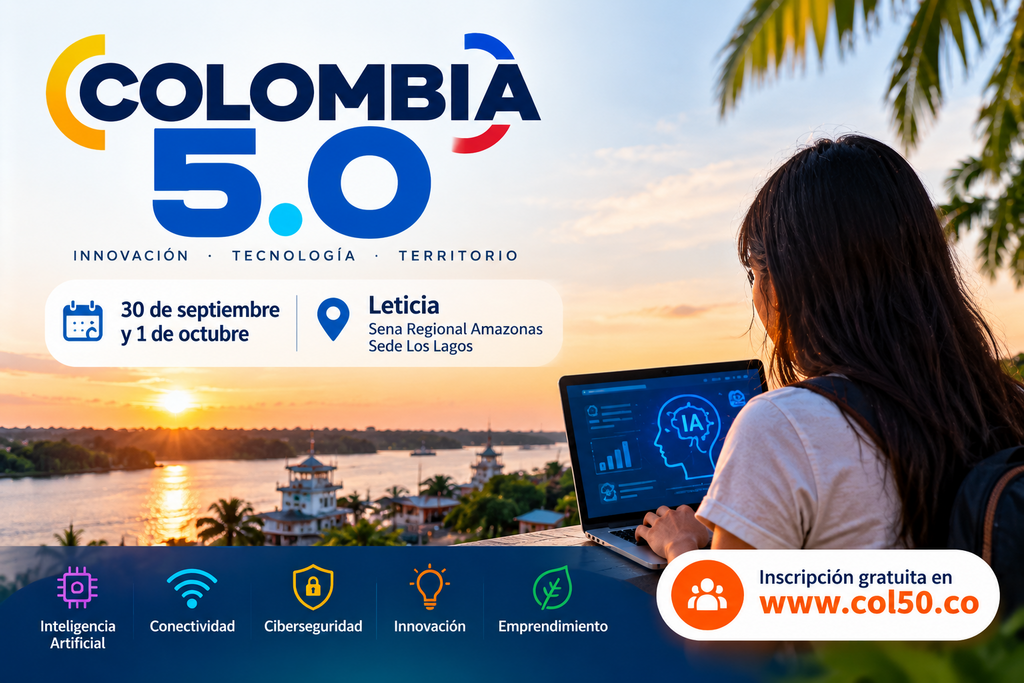 image for Colombia 5.0 llega a Leticia con tecnología e innovación