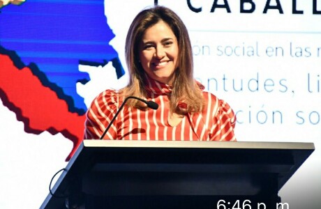 Primera dama de Colombia en discurso